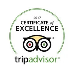 Tripadvisor - 2017 Certificate Of Excellence